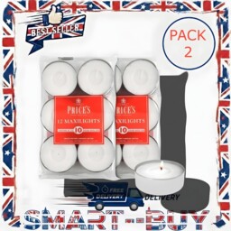 Prices Large Maxi Tealight Night Lights 10 Hour Long Burn Candles-24