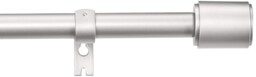 "Amazon Basics Extendable Window Curtain Pole With Cap 72"" To 144"","