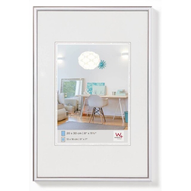 Walther Lifestyle Photo Frame Silver 18x12 Inch - (insert 12x8 Inch)