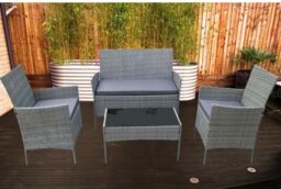 Rattan Sofa Set - 4 Piece