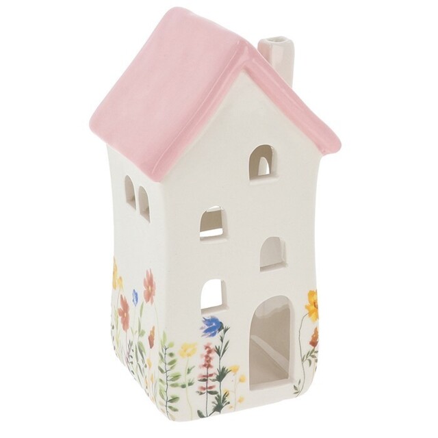 Meadow House Tealight Holder Small Pink