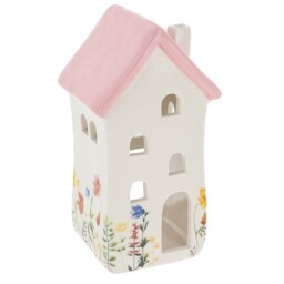Meadow House Tealight Holder Small Pink