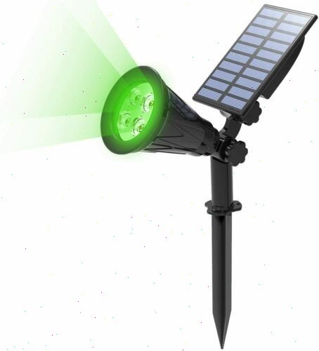 T-sun Green Solar Spot Lights Outdoor Led Landscape Spotlights For