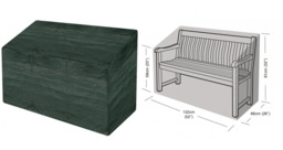Garland W1264 Polyethylene Weather Proof 2 Seater Bench Cover Green