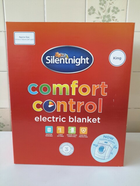 Silentnight Comfort Control Electric Blanket King-size(over Heat