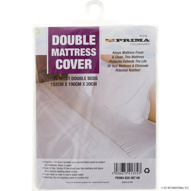 Double Bed Mattress Protector Cover Sheet Comfortable Washable Bedding