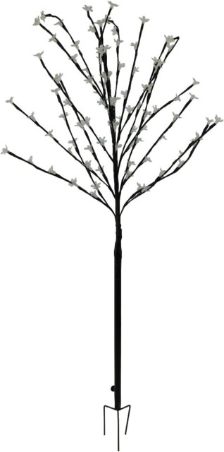 Solar-powered Cherry Flower Tree With Stake Lights - 120cm
