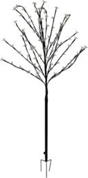 Solar-powered Cherry Flower Tree With Stake Lights - 120cm