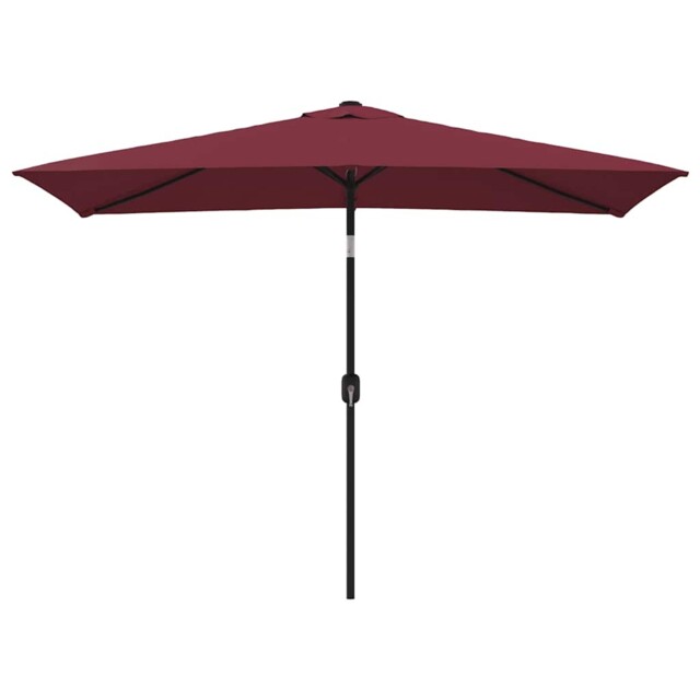 Outdoor Parasol With Metal Pole Garden Umbrella Patio Balcony Parasol