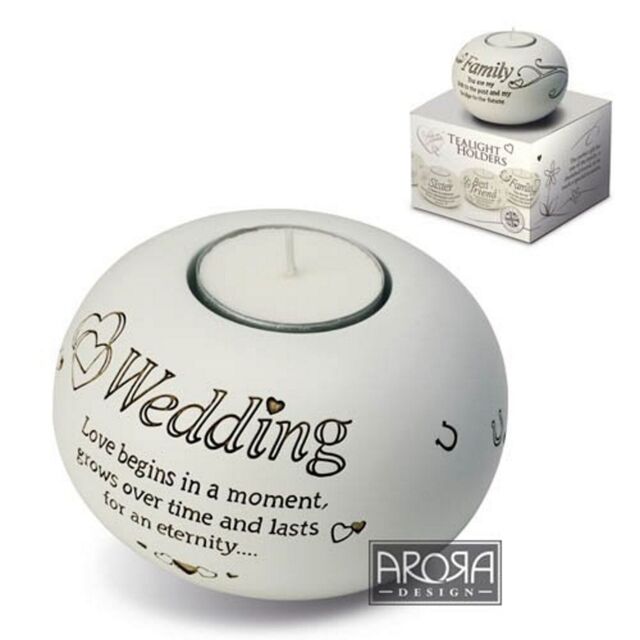 Arora Said With Sentiments Wedding Tealight Candle Tea Light Holder