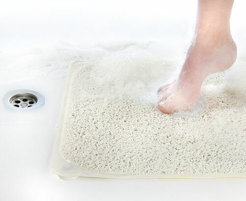 Loofah Shower Mat Shower Tub Bath Carpet Mat Water Drains Non Slip