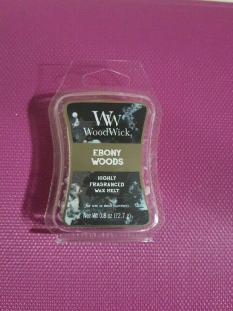 Woodwick-ebony Woods-wax Melt Highly Fragrances-use In Melt