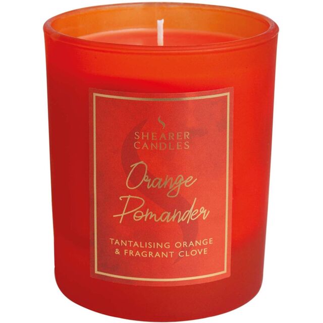 Shearer Candles Orange Pomander Fragrance Long Lasting Scented Jar
