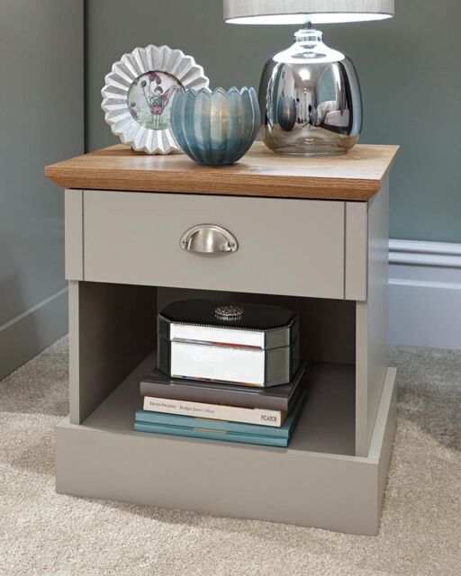 Single Bedside Table 1 Drawer Bedroom Furniture Bedside Storage
