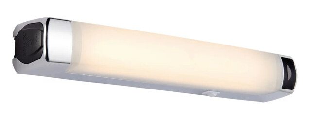 Bathroom Light Silver Jude Cct Led Shaver Ip44 3000k 4000k 6000k