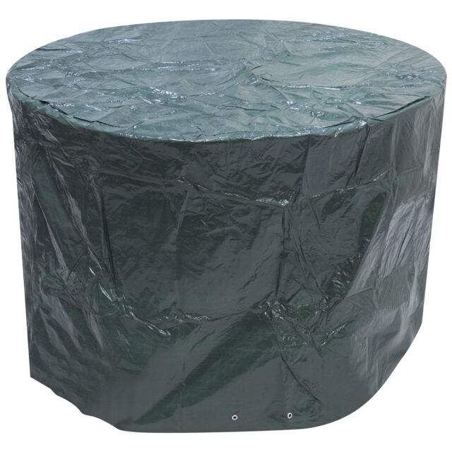 Woodside Green Small Round Outdoor Patio Furniture Set Cover, 1.42m X