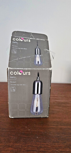 Colours Irella Pendant Light By B & Q