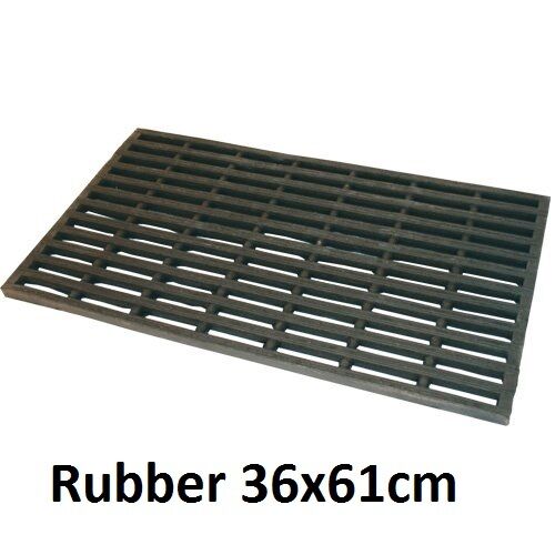 Jvl Robusta Super Heavy Duty Rubber Link Entrance Door Mat 36x61cm