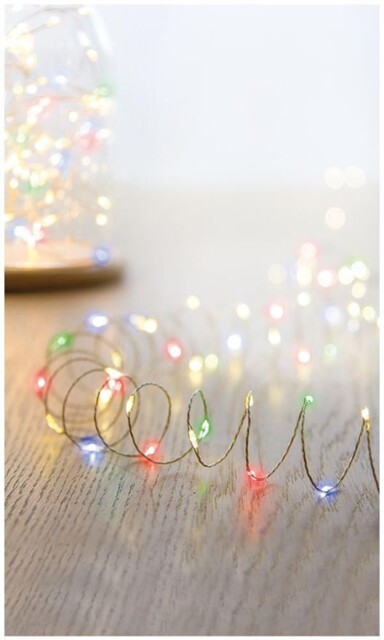 Raraion - 100 Led Multi Action Multicoloured Micro Bright Christmas