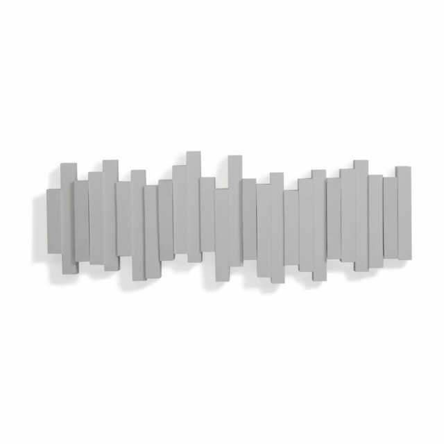 Umbra Furniture Sticks Coat Hook Coat Rail 5 Hooks Grey 49x18 Cm