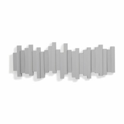 Umbra Furniture Sticks Coat Hook Coat Rail 5 Hooks Grey 49x18 Cm