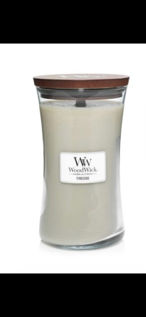 Woodwick 93106e Fireside Hourglass Scented Candle - Large