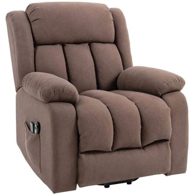 Power Lift Recliner Chair For Elderly With Massage Relax Seat Dark