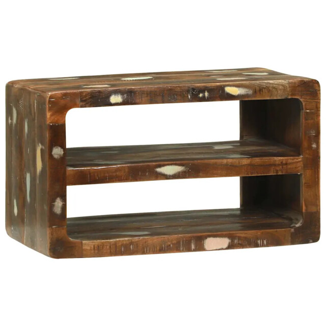 Tv Cabinet Multicolour 60 X 32 X 36 Cm Solid Reclaim Wood Vidaxl