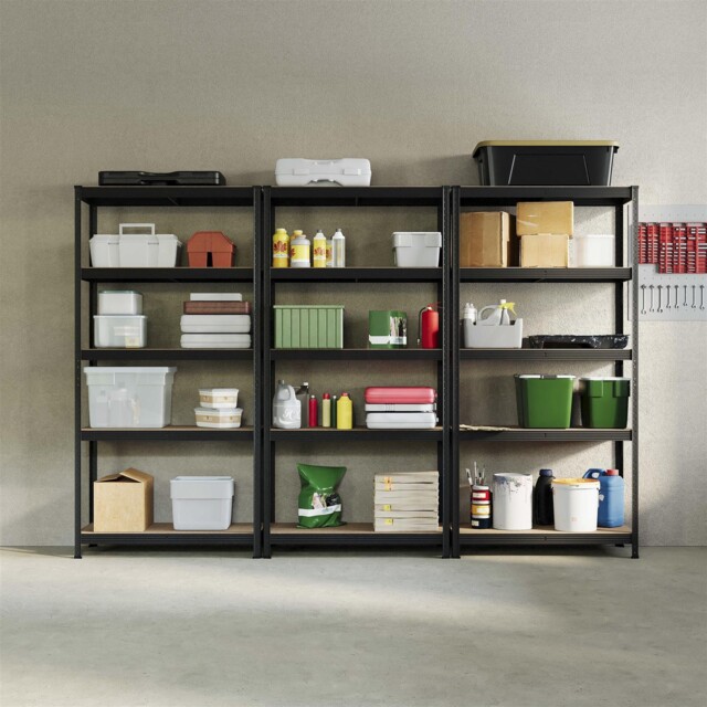 Garage Shelving 5 Tier Heavy Duty Storage Shelves Racking - Set 2/3/4