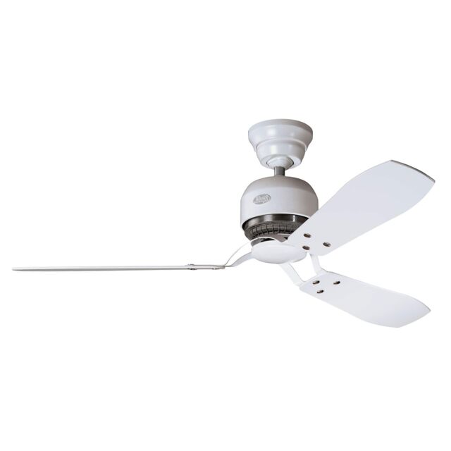 Ceiling Fan With Wall Control 3 Speeds Hunter Industrie Ii White Fan