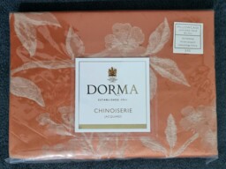 Dorma Chinoiserie Pillowcase Pair Oxford Jacquard Woven Zip Fastening