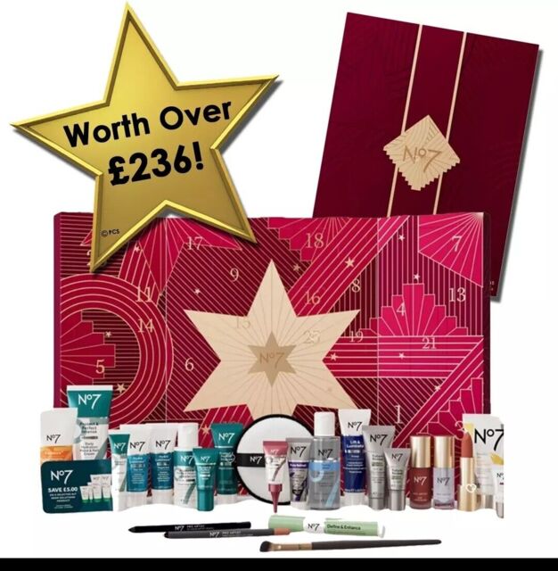 No7 25 Day Beauty Secrets Advent Calendar Christmas 2024 Worth £236.65