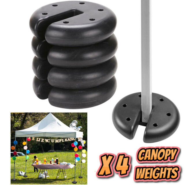 Round Canopy Tent Leg Weights Secure Anchor Gazebo Camping Outdoor