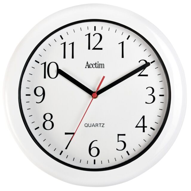 Acctim Oceana Outdoor Wall Clock Water & Weather Resistant Quartz
