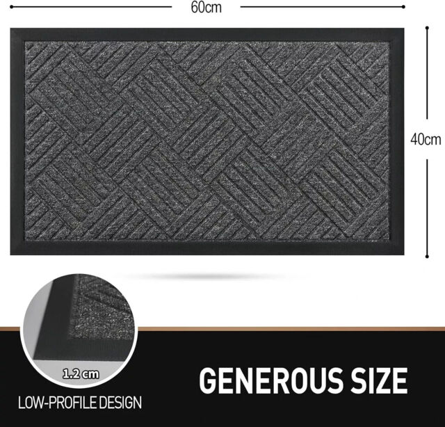 Large Heavy Duty Door Floor Mats Indoor Outdoor Kitchen Back Barrier