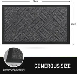 Large Heavy Duty Door Floor Mats Indoor Outdoor Kitchen Back Barrier