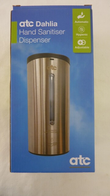 Atc Dahlia Stainless Steel Automatic Hand Sanitising Soap Dispenser -