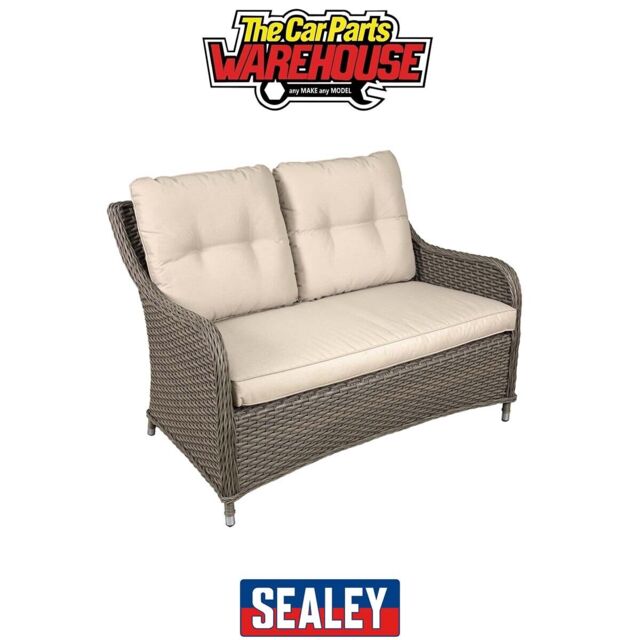 Sealey Dg70 Dellonda Chester Rattan Wicker Outdoor 2-seater Sofa