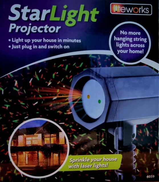 Christmas Star Light Projector Laser Sprinkles Decoration Outdoor