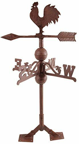 Fallen Fruits Cast Iron Rooster Weathervane Rooster Wind Vane Outdoor