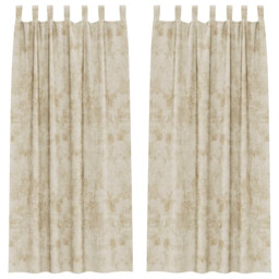 Velvet Curtains With Curtains 2 Pcs Velvet Room Darkening Modern