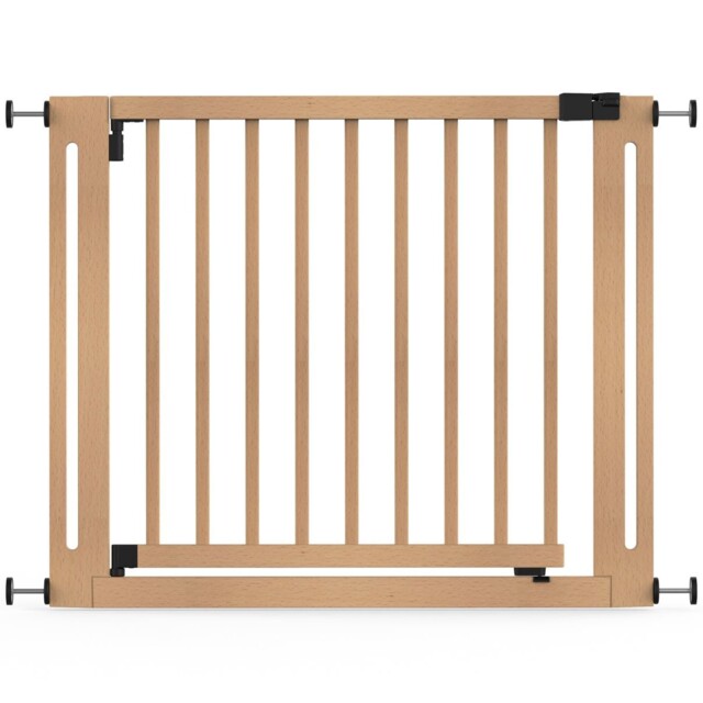 Safetots Baby Gate, Wooden Elegance, Safety Gate, Natural, 95cm -