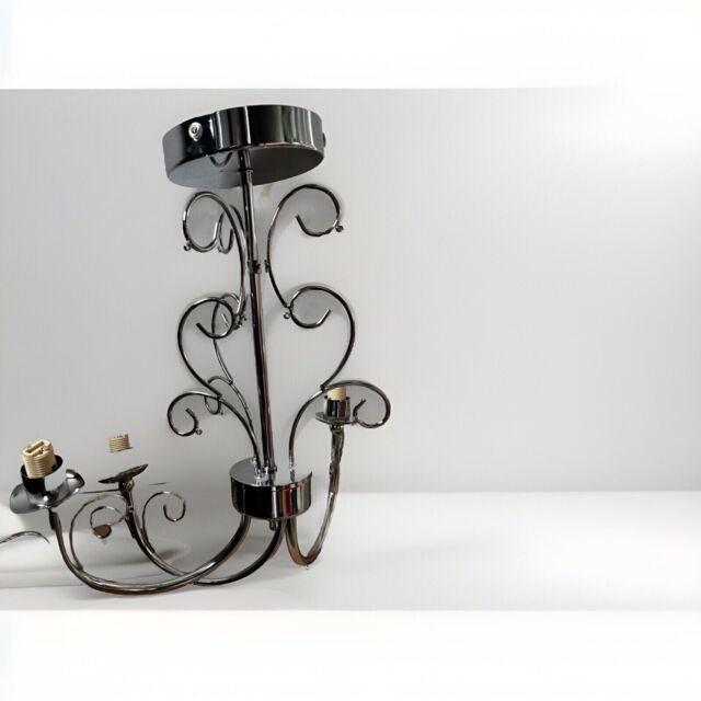 Silver Decorative Ceiling Light Mini Chandelier