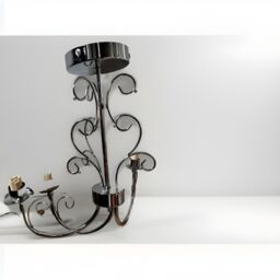 Silver Decorative Ceiling Light Mini Chandelier