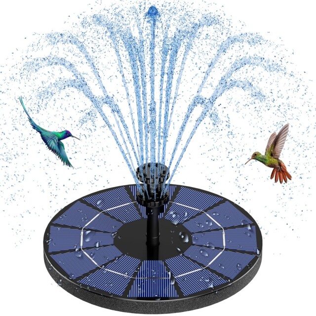 Aisitin Solar Fountain 3.5w Circle Solar Water Pump Floating Fountain