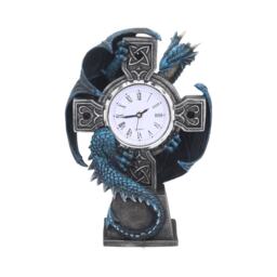 Draco Clock By Anne Stokes 17.8cm