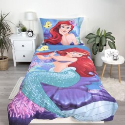 Disney Princess Ariel Little Mermaid Single Duvet Eu Size Reversible