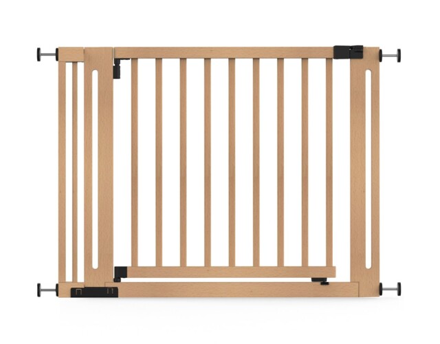 Safetots Baby Gate Elegance Safety Wooden Gate White Natural Range,