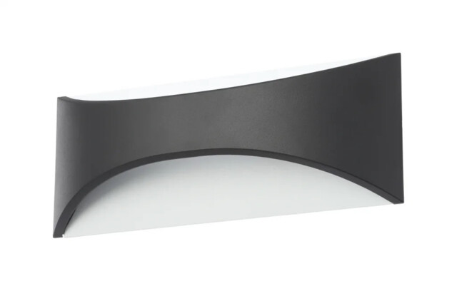 Outdoor Light Black Stroud Led Wall Small 4000k Zink Zn-31768-blk