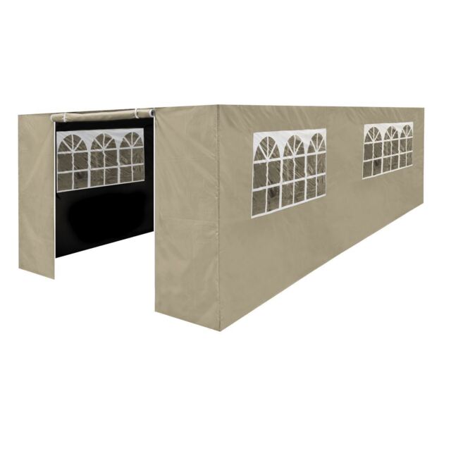 Dellonda Side Walls/doors/windows For Gazebo/marquee Fits 3 X 6m